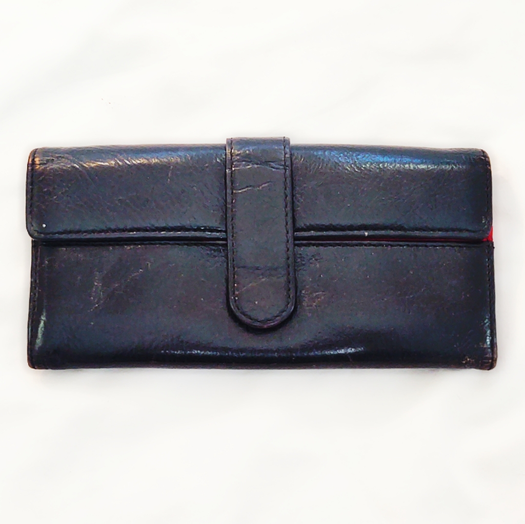 Hobo Black Leather Wallet